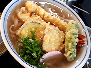 天ぷら（葛うどん・葛そば）900円